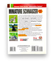 Load image into Gallery viewer, &quot;Smart Owners Guide&quot; Miniature Schnauzer (Kennel Club Book Interactive Series)
