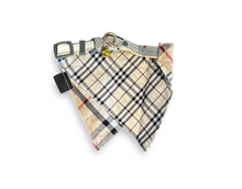 Load image into Gallery viewer, BB Plaid Bandana Collar with Bell
