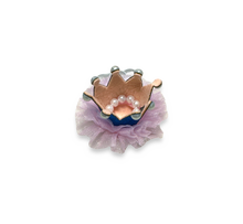 Load image into Gallery viewer, Pink Dress w/ Pearls and Blue Crown w/ Pearls and Hanger (SET)
