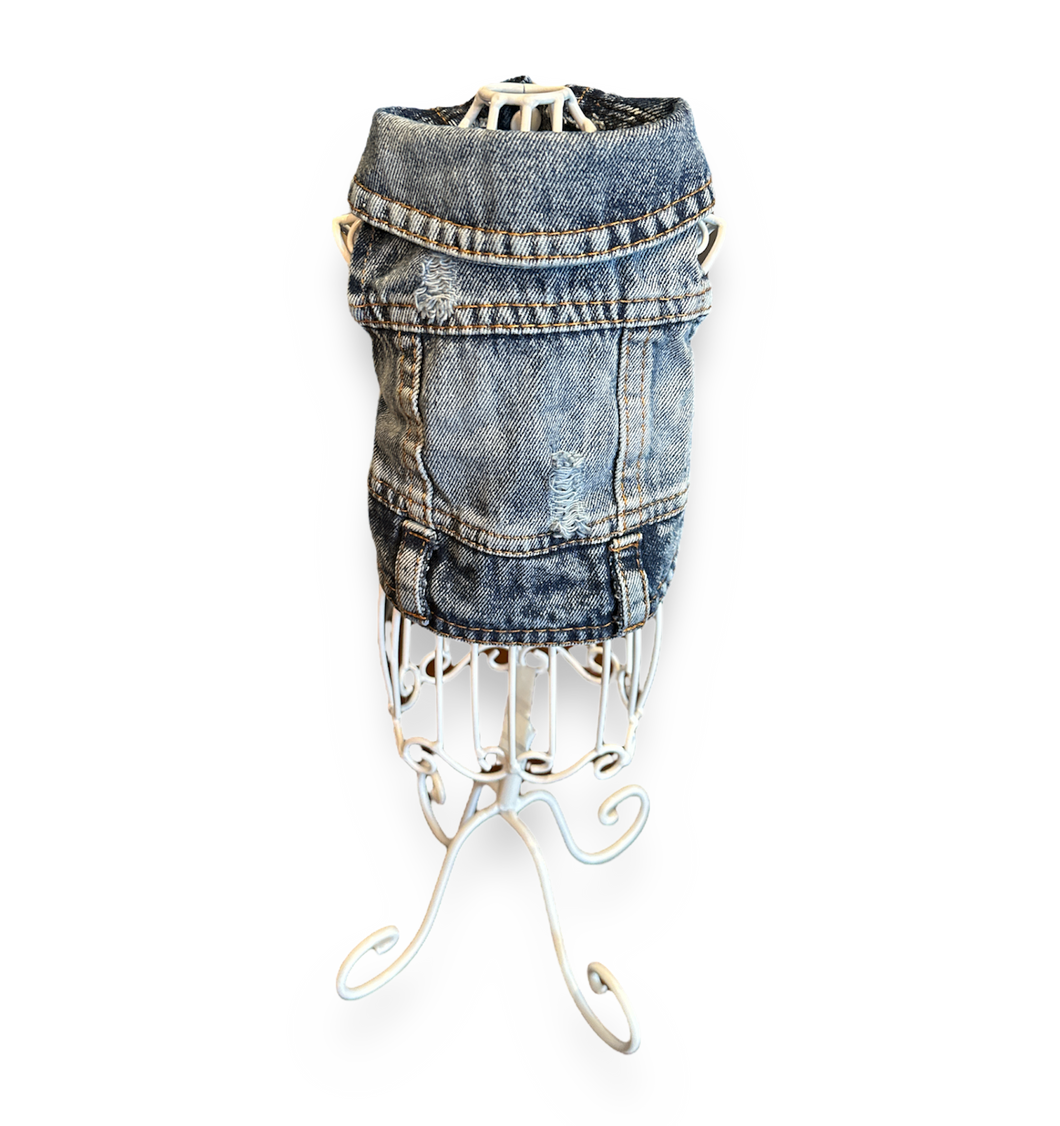 Jean Vest w/ Buttons