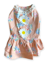 Load image into Gallery viewer, Printed Sundress w Flower Buttons
