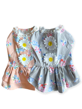 Load image into Gallery viewer, Printed Sundress w Flower Buttons
