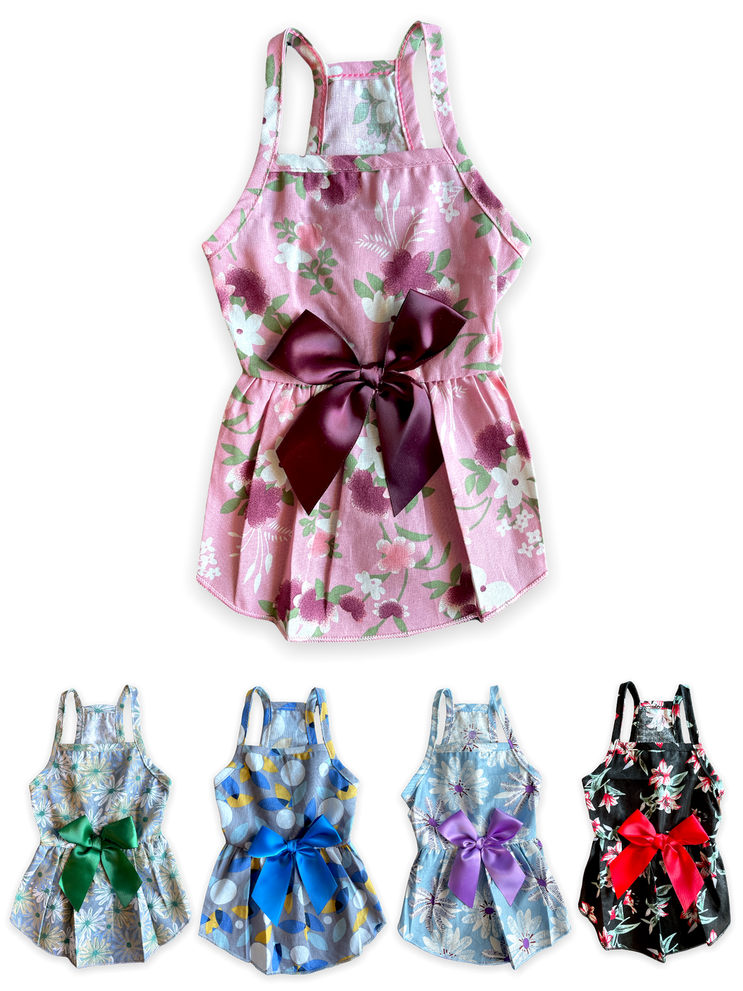 Printed Sundress with Bow